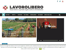 Tablet Screenshot of lavorolibero.org